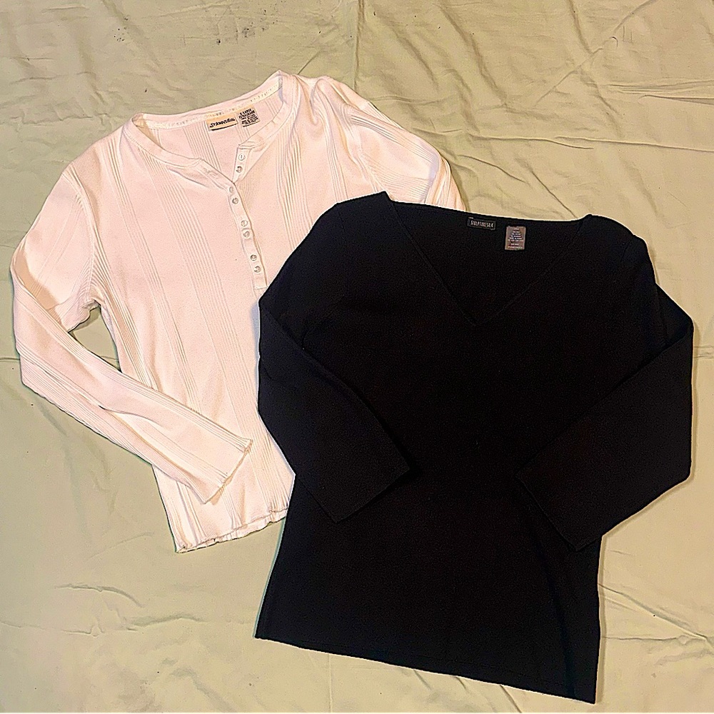 Bundle of 2 - 3/4 Length Sleeve Tops